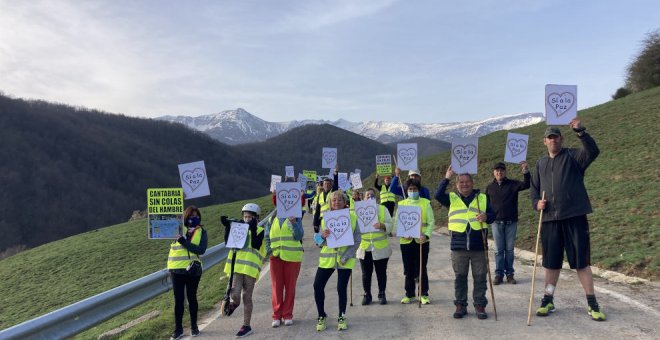 La Marcha Solidaria por el 0,77% recorre Polaciones, Tudanca y Rionansa y entrega 2.264 kilos de alimentos