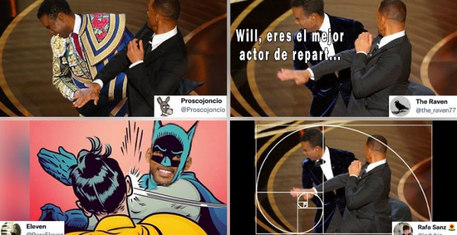 El bofetón de Will Smith a Chris Rock, en memes: "Se ha metido en otro lío. Mandarlo a Bel-Air no sirvió de nada"