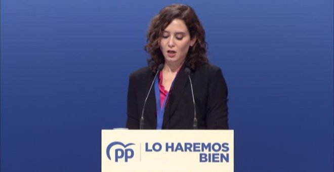 Díaz Ayuso: "No logro recordar un gobierno tan sectario e incompetente como el que sufrimos"