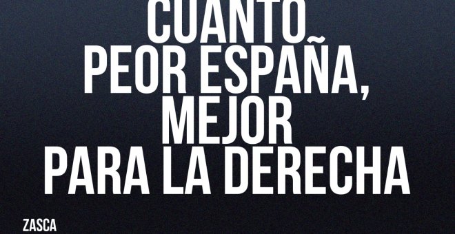 Cuanto peor España, mejor para la derecha - Zasca - En la Frontera, 1 de abril de 2022