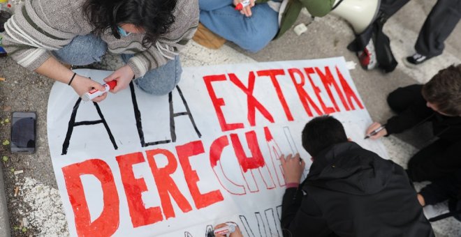 Ortega Smith acude al acto ultraderechista cancelado por la Facultad de Políticas de la Universidad Complutense de Madrid