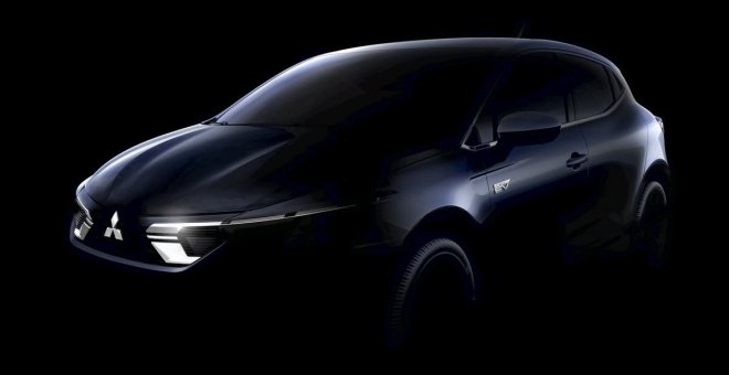 El Mitsubishi Colt volverá en 2023 como coche híbrido, y esta es su primera imagen