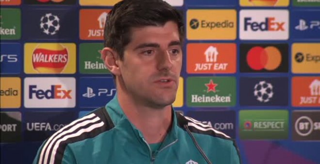 Courtois: "Ahora parece que ganamos por los árbitros y no es así"