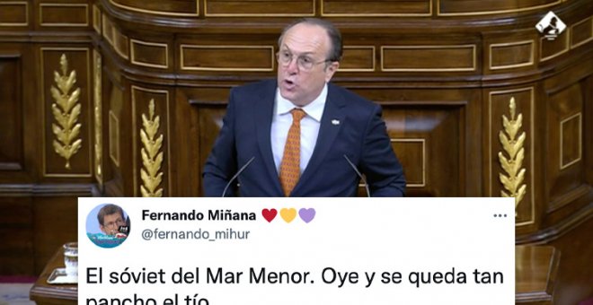 Vox dice que la ILP aprobada el martes pretende crear "un soviet en el Mar Menor" y las redes no dan crédito: "¿De dónde sale esta gente?"