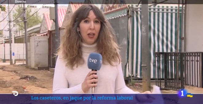 TVE se disculpa por vincular en el Telediario las protestas en la Feria de Abril con la reforma laboral