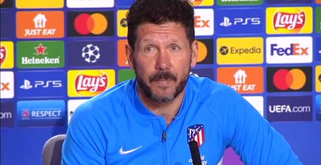 Simeone: "Las palabras son gratis, pero yo respeto a los colegas siempre"