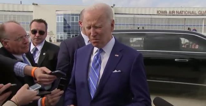 Biden sigue acusando a Rusia de genocidio en Ucrania