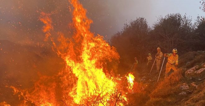 Cantabria registra 15 incendios forestales provocados en las últimas horas