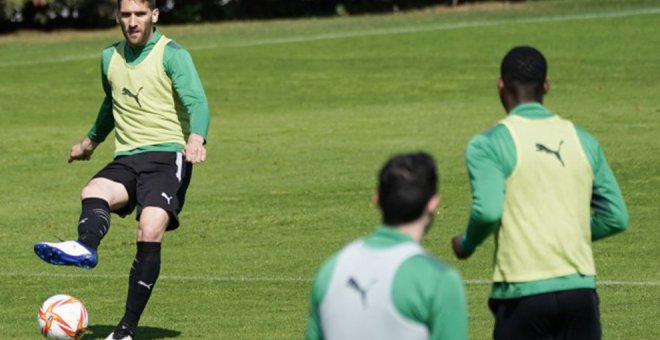 El Racing prepara su partido ante el Rayo Majadahonda