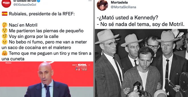 Cachondeo con los momentos más surrealistas de la comparecencia de Rubiales: "A este tío lo ha fichado José Mota, ¿verdad?"