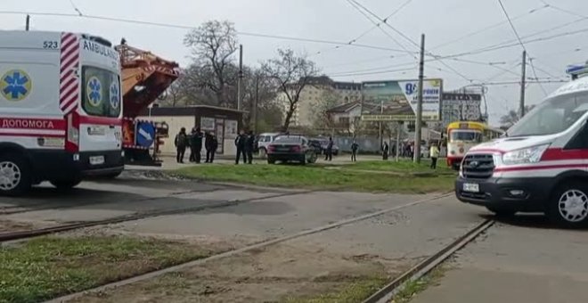 Ucrania evacúa en tren a personas ancianas del este del país hasta la ciudad de Khmelnytskyi