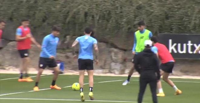 El Athletic regresa a los entrenamientos tras la victoria ante el Atlético