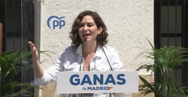 Ayuso sobre la crisis de Sánchez y Aragonès: "No vais a romper, porque tenéis un negocio"