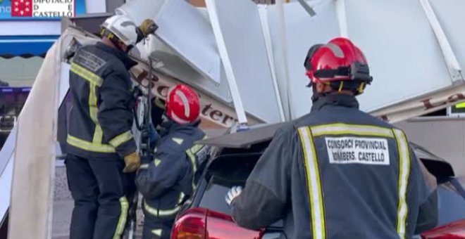 Un coche arrolla a seis personas en una terraza de Burriana (Castellón)