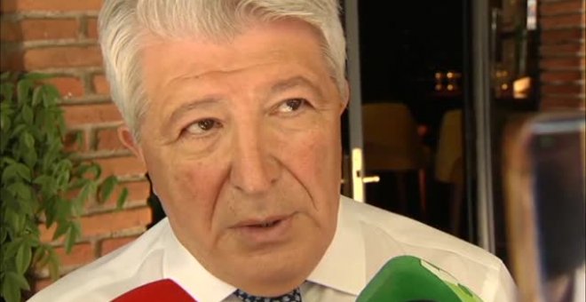 Cerezo: "No hemos querido hacer el pasillo para no enfrentar a las dos aficiones"