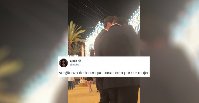 La bochornosa escena de acoso que sufren dos jóvenes en una feria: "Vergüenza de tener que pasar esto por ser mujer"