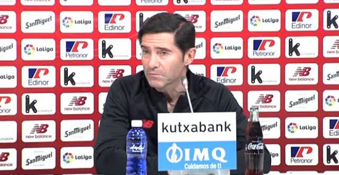 Marcelino: "Prefiero jugar contra un equipo que venga de perder que contra un equipo que venga de ganar"