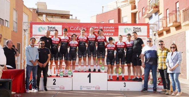 Carolina Esteban comanda el histórico triplete en la Copa de España para UCI Rio Miera