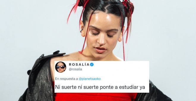 Una fan pide ayuda a Rosalía con sus exámenes y se lleva una respuesta de 'motomami': "Ni suerte ni suerte, ponte a estudiar ya"