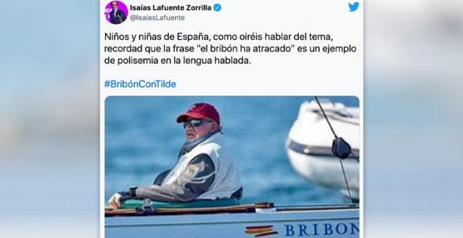 El didáctico tuit de Isaías Lafuente sobre la frase "el bribón ha atracado" y la polisemia en la lengua hablada