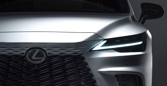 La nueva generación del Lexus RX está a punto de presentarse y esta es su primera imagen