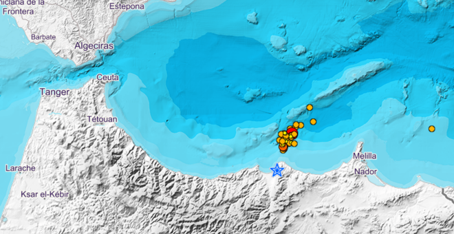 Un terremoto de magnitud cinco hace temblar Melilla y más de una quincena de localidades andaluzas