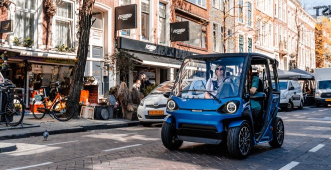 Llega a Europa el Squad Solar City Car, un pequeño coche eléctrico movido por energía solar