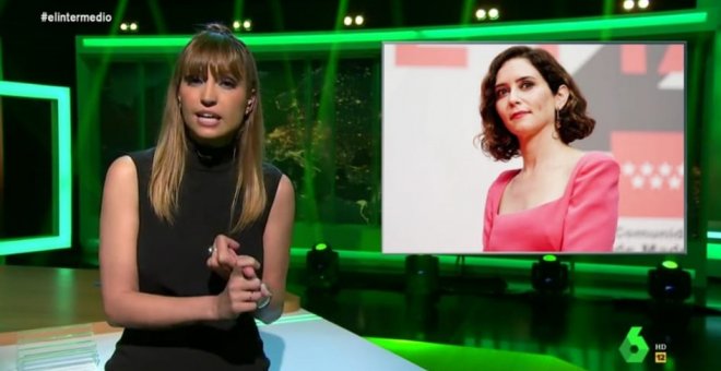 Sandra Sabatés responde al machismo de Ayuso y Vox: "Lo mínimo sería no frivolizar con algo que condiciona la vida de la mitad de la población"