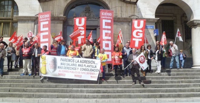 UGT y CCOO convocan a una huelga de tres días a más de 400 empleados de Correos