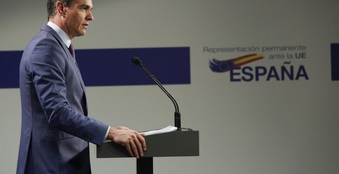 Sánchez defiende la estrategia de Francia y Alemania: "Estamos a favor de que se hable con Putin"