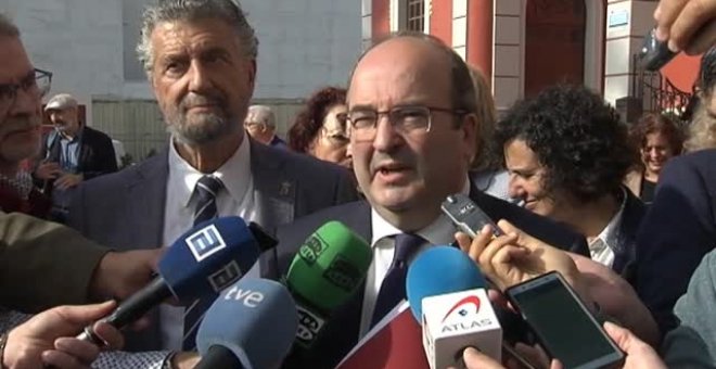 Iceta a la Generalitat: "Las sentencias han de cumplirse"