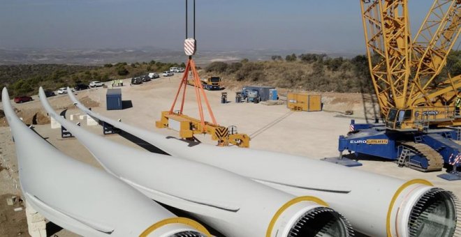 Iberdrola se alía con FCC para desarrollar el reciclaje de aerogeneradores