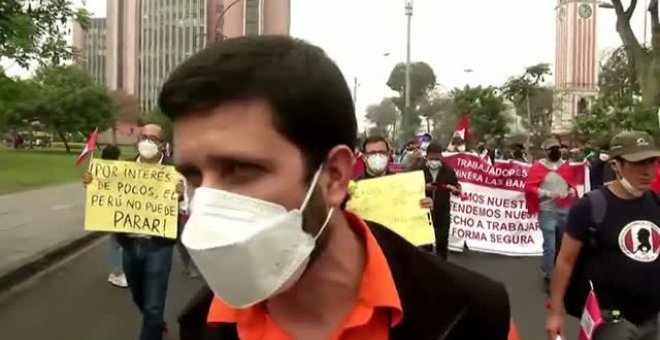 La minería de Perú protesta después de dos meses de paros