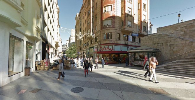 Cuatro comercios del centro de Santander sufren actos vandálicos esta madrugada