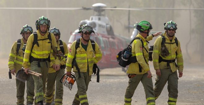 El incendio de Sierra Bermeja (Málaga) afecta a unas 2.150 hectáreas