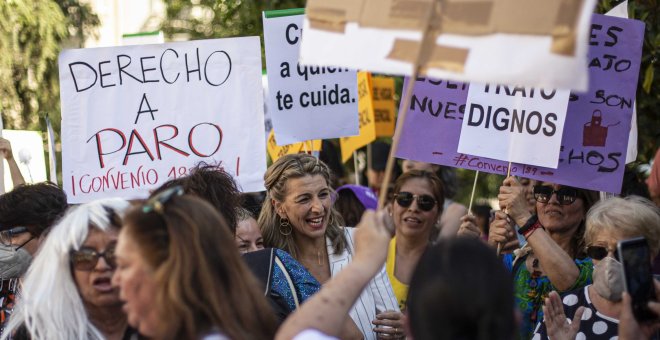 Las trabajadoras del hogar celebran su victoria: "Se acabó la esclavitud"