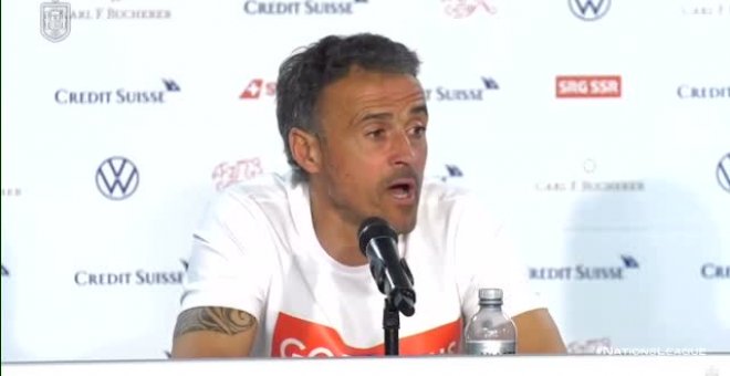 Luis Enrique: "Unai Simón no me pone nervioso nunca, necesitamos que el portero genere la primera superioridad"