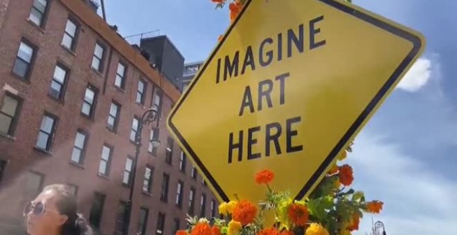 Un millón de flores lleva la alegría a las calles de Manhattan