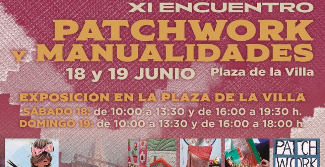 El XI Encuentro Patchwork y Manualidades regresa con una exposición de figuras y estampados