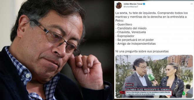 "Hay que dejar de decir que 'La Sexta' es de izquierdas": la surrealista entrevista a Gustavo Petro con la que más de uno se ha llevado las manos a la cabeza