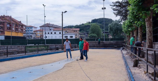 Comienzan las obras de renovación de la bolera de Beranga