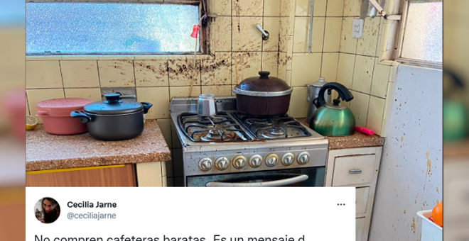 "No compren cafeteras baratas": la advertencia de una usuaria de Twitter que se hace viral