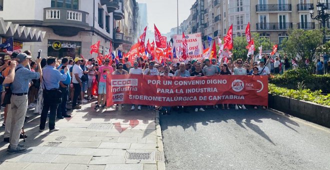 La huelga en el sector del metal continúa