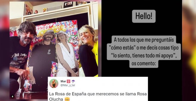 "La Rosa de España que merecemos se llama Rosa Olucha": los tuiteros aplauden las palabras de la mujer de Santi Millán sobre el vídeo sexual