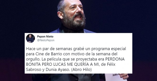 El hilo de Pepón Nieto que explica la cancelación del especial LGTBI de 'Cine de Barrio' y la posterior rectificación de RTVE