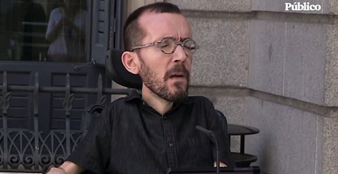 Echenique: "Estamos horrorizados, no ya como demócratas, sino como personas, de las imágenes que hemos podido ver en la valla de Melilla"