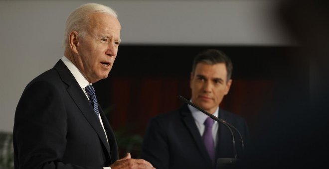 Sánchez y Biden anuncian mayor presencia militar estadounidense en la península: "Somos aliados"