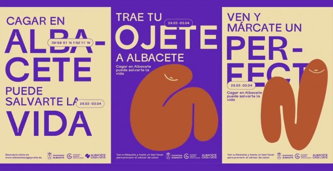 'Albacete, caga y vete', la polémica y ficticia campaña de unas estudiantes que revoluciona la ciudad