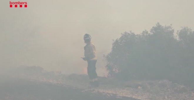 Las llamas se ceban con Artesa de Segre