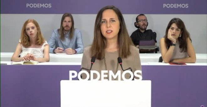 Belarra asegura que los próximos PGE serán "la prueba del algodón" para el Gobierno de coalición